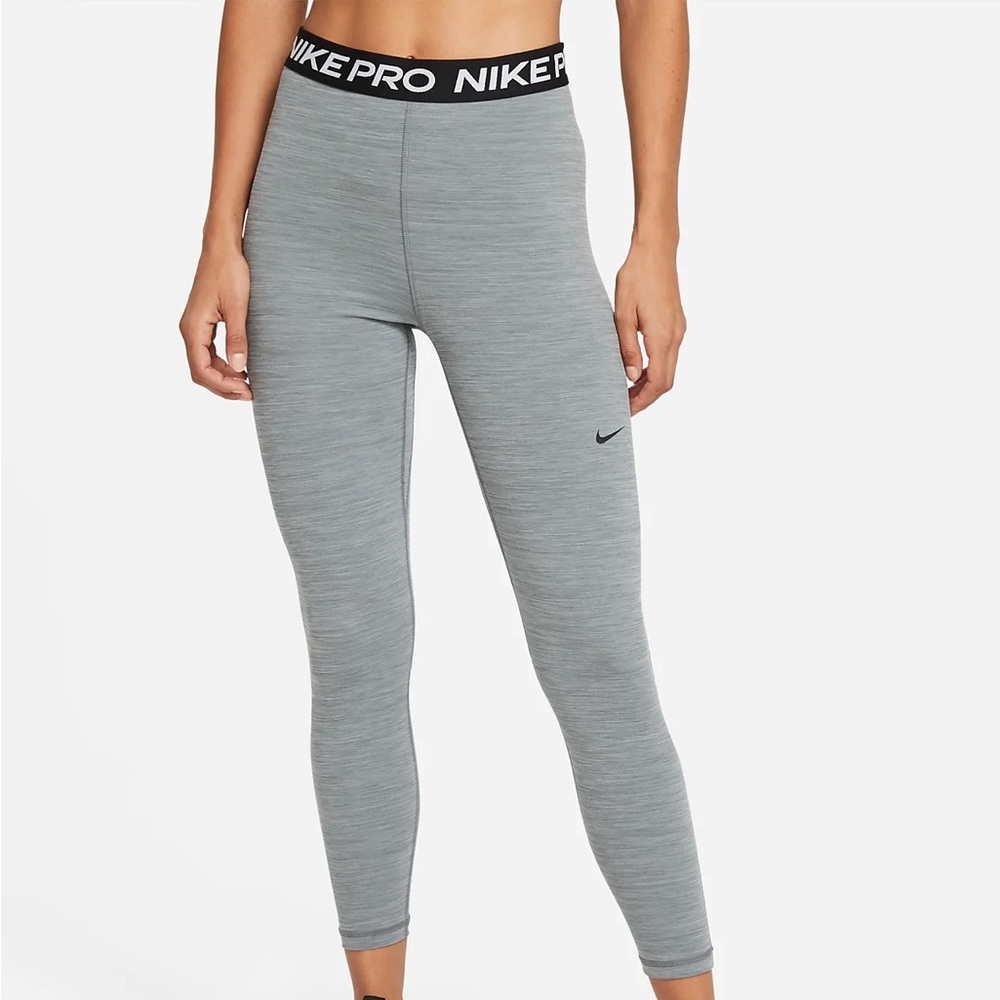 Nike Pro 365 Women's High-Waisted 7/8 Mesh Panel Leggings 00 XS